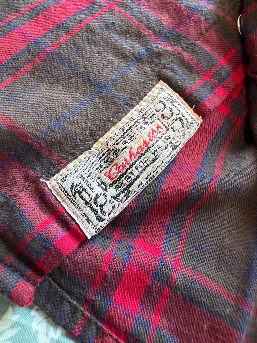 Carhartt Heritage Series Heart Logo Plaid Flannel Shirt Pearl Snap XL - Picture 7 of 10
